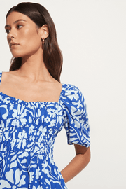 Marinelli Mini Dress Sidra Floral Print Blue