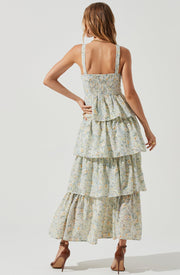 Midsummer Floral Tiered Maxi Dress - Redstitch